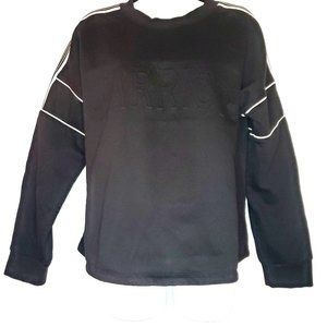 SALE Black/White "WARRIOR" Embossed Sweatshirt (0342)